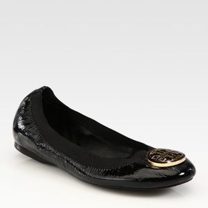 Tory Burch Black Caroline Flat